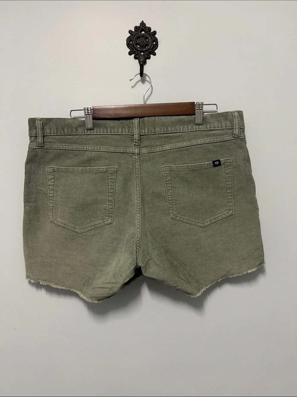 GAP Olive Green Denim Jean Shorts